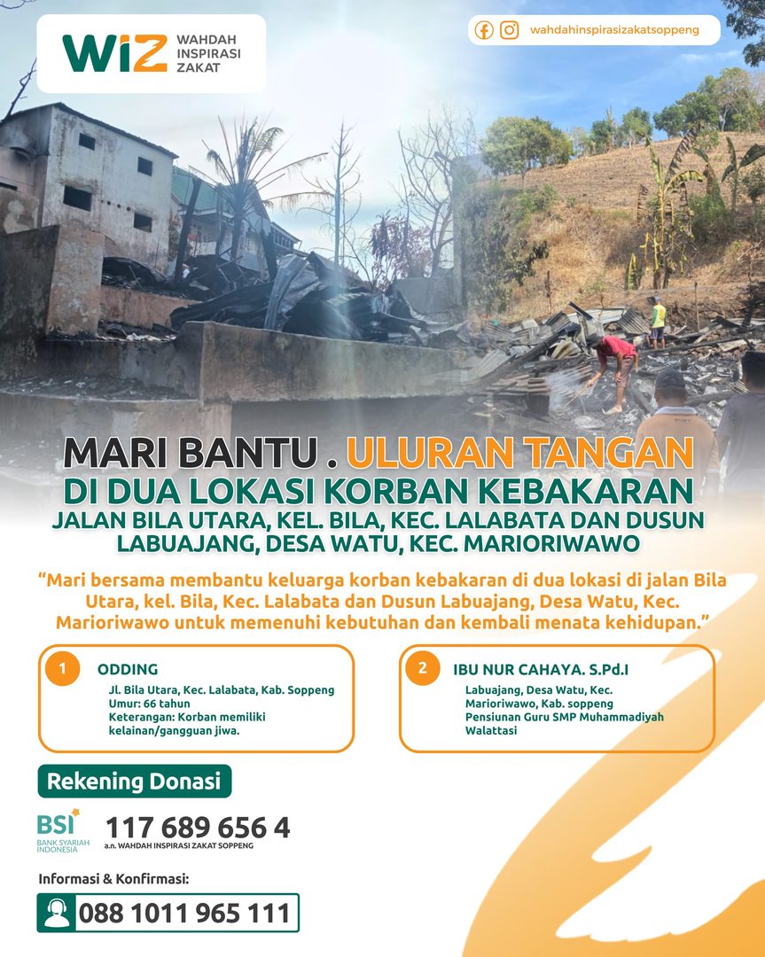 Bantuan kemanusiaan korban kebakaran
